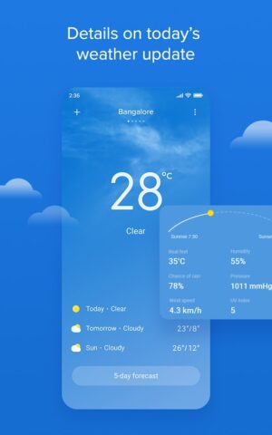 Weather — By Xiaomi для Android — скриншот 1