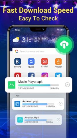 Веб-браузер & Fast Explorer, для Android — скриншот 2