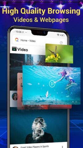 Веб-браузер & Fast Explorer, для Android — скриншот 3