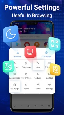 Веб-браузер — быстрый и легкий для Android — скриншот 5