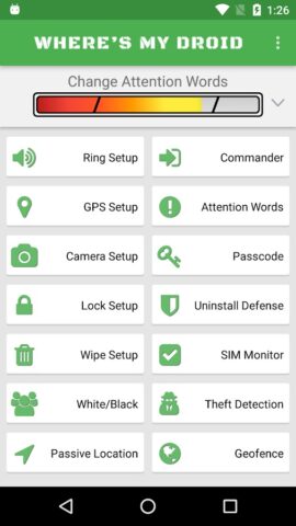 Wheres My Droid для Android — скриншот 1