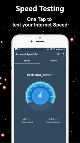 Тест скорости WiFi Интернета для Android — скриншот 3