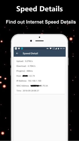 Тест скорости WiFi Интернета для Android — скриншот 5