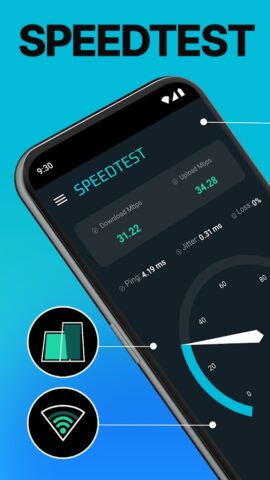 WiFi Speed Test Internet Speed для Android — скриншот 1