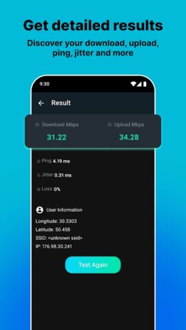WiFi Speed Test Internet Speed для Android — скриншот 3