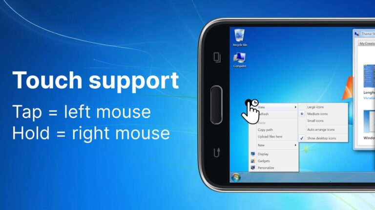 Win7 Simu для Android — скриншот 3