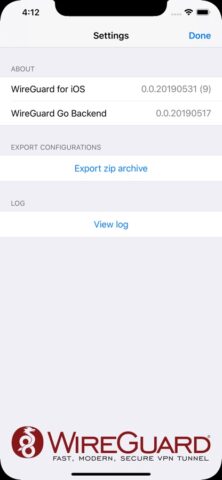 WireGuard для iOS — скриншот 5