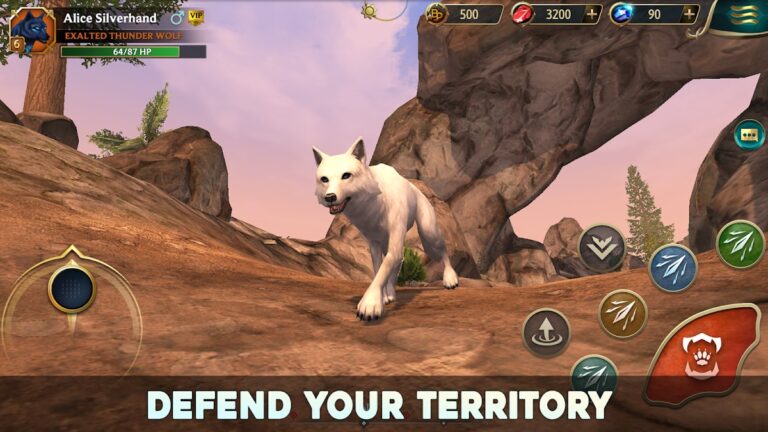 Wolf Tales — Wild Animal Sim для Android — скриншот 5