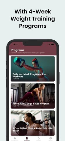 Силовые тренировки — женщин для iOS — скриншот 2