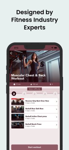 Силовые тренировки — женщин для iOS — скриншот 4
