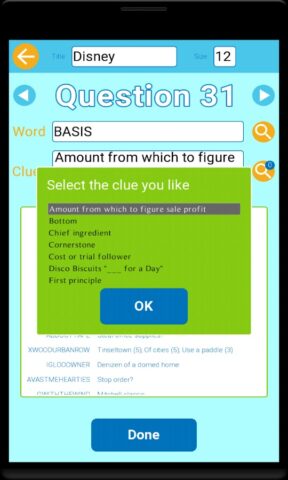 Wordapp: Crossword Maker для Android — скриншот 2