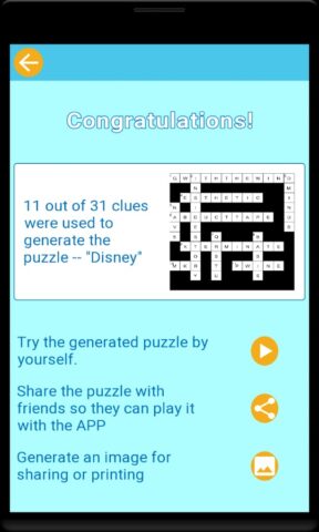 Wordapp: Crossword Maker для Android — скриншот 5
