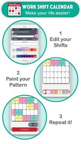 Календарь рабочих смен для Android — скриншот 3