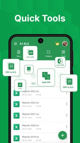 XLSX Просмотрщик: XLS Ридер для Android — скриншот 2