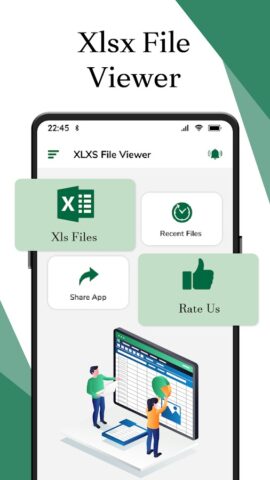 Xlsx File Reader — Xlsx viewer для Android — скриншот 1