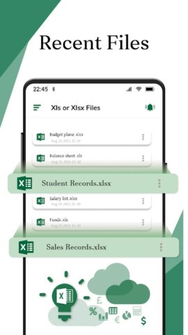 Xlsx File Reader — Xlsx viewer для Android — скриншот 3