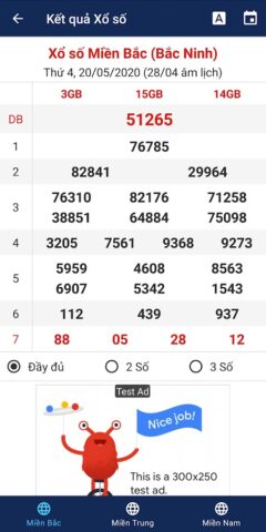 Xo so LIVE 3.0 для Android — скриншот 2