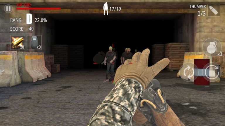 Отстрел зомби : FPS для Android — скриншот 2
