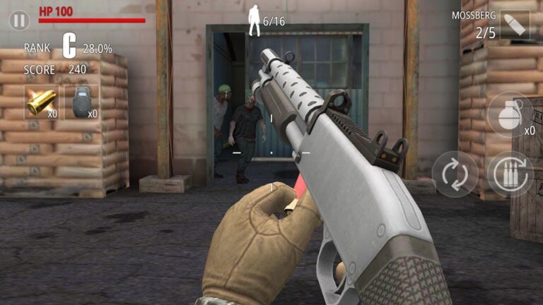 Отстрел зомби : FPS для Android — скриншот 3