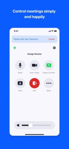 Zoom Rooms для iOS — скриншот 2