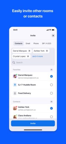 Zoom Rooms для iOS — скриншот 4