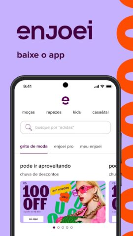 enjoei: comprar e vender roupa для Android — скриншот 1