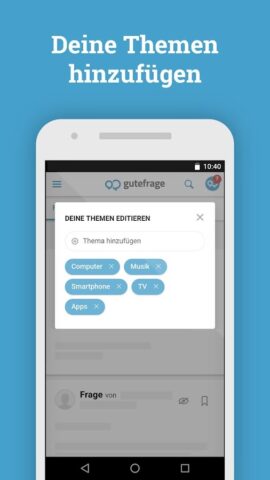 gutefrage: Finde Deine Antwort для Android — скриншот 4