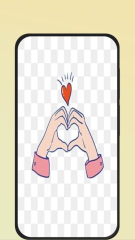 Heart Hands Emoji для Android — скриншот 1