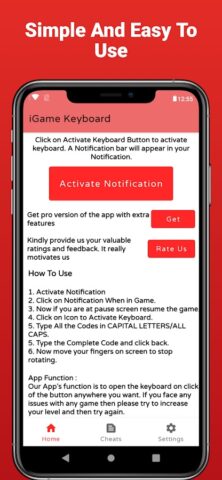 iGame:Game Keyboard for cheats для Android — скриншот 1