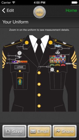 iUniform ASU — Builds Your Army Service Uniform для iOS — скриншот 3