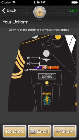 iUniform ASU — Builds Your Army Service Uniform для iOS — скриншот 5