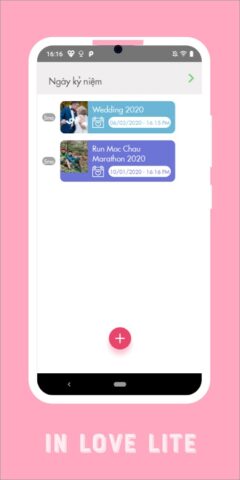 inlove — Đếm ngày yêu Lite для Android — скриншот 3
