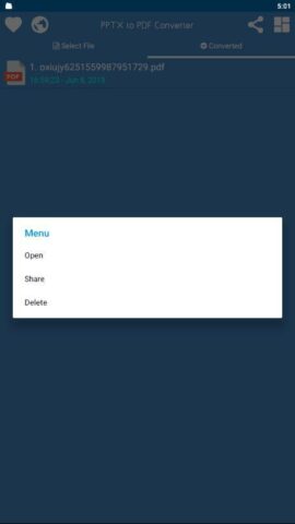 pptx to pdf converter для Android — скриншот 3