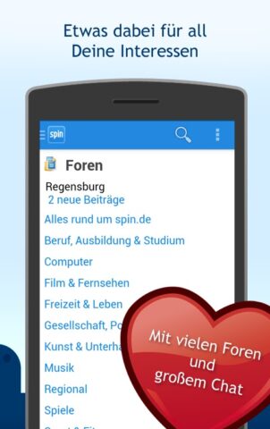 spin.de Chat-Community для Android — скриншот 5