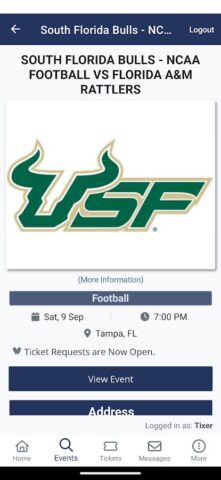 1st Tix для Android — скриншот 4