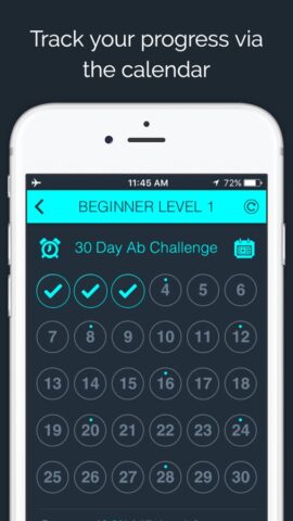 30 Day — Ab Challenge для iOS — скриншот 2