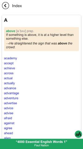 4000 Essential English Words 1 для Android — скриншот 4