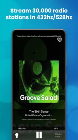 432 Player: 432hz/528hz Player для Android — скриншот 3