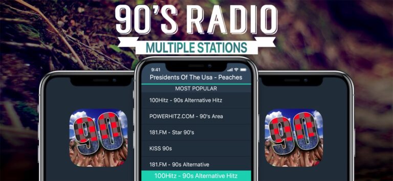 90-ые радио для iOS — скриншот 1