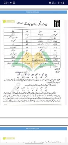 9th Class Urdu Solved Notes для Android — скриншот 4