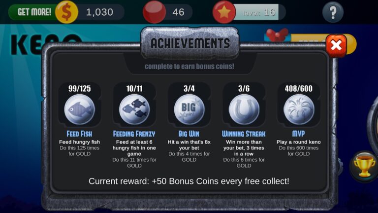 A Keno Game для Android — скриншот 5