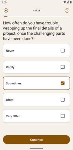 ADHD Test для Android — скриншот 2