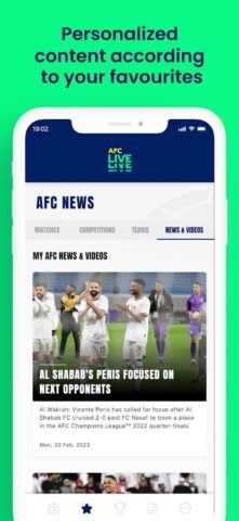 AFC LIVE для Android — скриншот 4