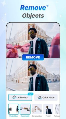 AI фото ластик — Inpaint Lab для Android — скриншот 1