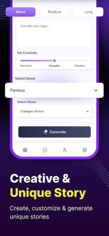 AI Story Generator — Story AI для Android — скриншот 3