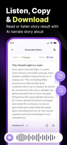 AI Story Generator — Story AI для Android — скриншот 4