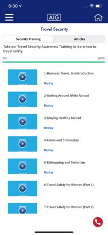 AIG Travel Assistance для iOS — скриншот 5