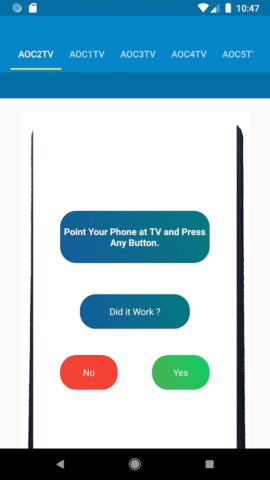 AOC TV Remote Control для Android — скриншот 4