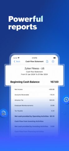 Accounting App — Zoho Books для iOS — скриншот 5