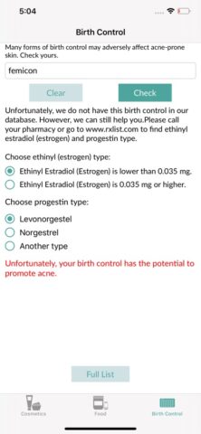 Acne-Safe для iOS — скриншот 5